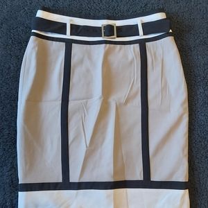 2/$20 EUC colour-block pencil skirt